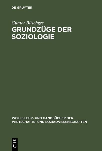 Produktbild: Grundz&uuml;ge der Soziologie