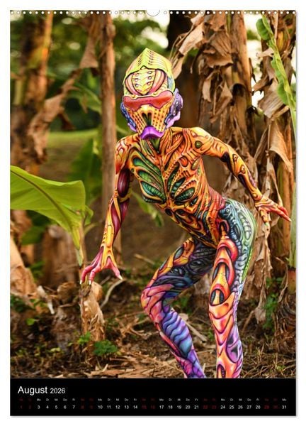 Produktbild: Equatorial Guinea Bodypainting Festival "Origins" (Wandkalender 2026 DIN A2 hoch), CALVENDO Monatskalender