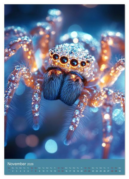 Produktbild: Sparkeling Creepy Crawlies (Wall Calendar 2026 DIN A4 portrait), CALVENDO 12 Month Wall Calendar