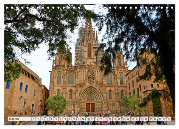 Produktbild: BARCELONA, Traumziel am Mittelmeer (Wandkalender 2026 DIN A4 quer), CALVENDO Monatskalender