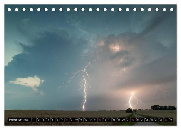Produktbild: Lichtstimmungen Th&uuml;ringen - Eine Reise von Morgens bis Abends (Tischkalender 2026 DIN A5 quer), CALVENDO Monatskalender