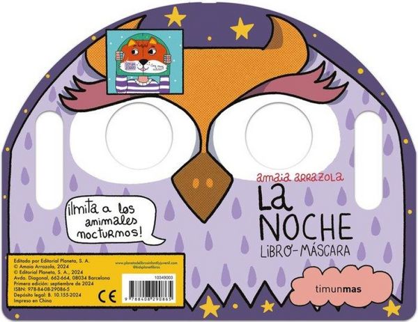 Produktbild: La noche. Libro-m&aacute;scara