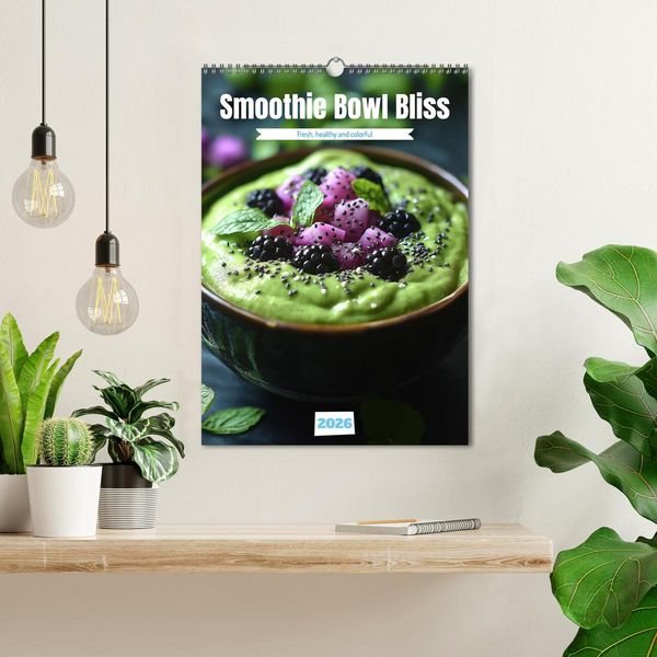 Produktbild: Smoothie Bowl Bliss (Wall Calendar 2026 DIN A3 portrait), CALVENDO 12 Month Wall Calendar