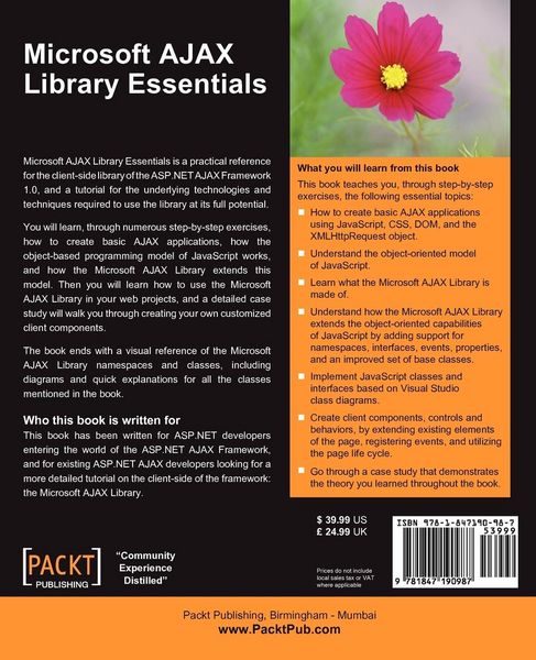 Produktbild: Microsoft Ajax Library Essentials