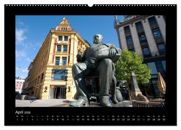 Produktbild: Oslo (Wandkalender 2026 DIN A2 quer), CALVENDO Monatskalender