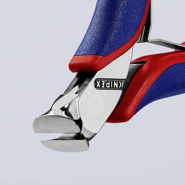Produktbild: Knipex 64 12 115 Elektronik- u. Feinmechanik Vornschneider mit Facette 115mm