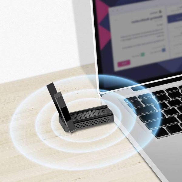 Produktbild: LogiLink WL0250 WLAN Adapter USB-A 2976MBit/s