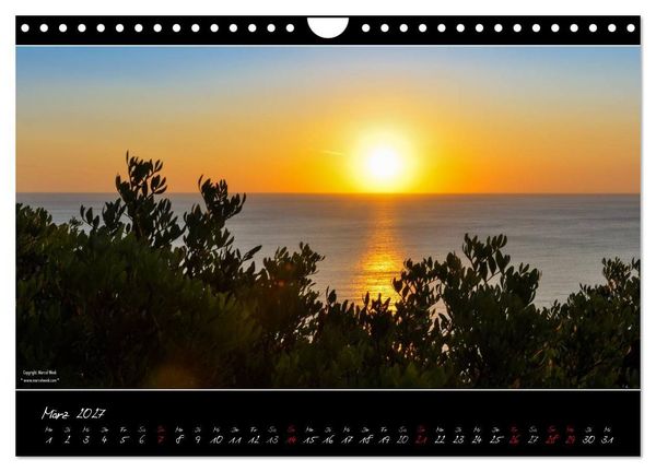 Produktbild: Sardinien Panoramakalender (Wandkalender 2027 DIN A4 quer), CALVENDO Monatskalender
