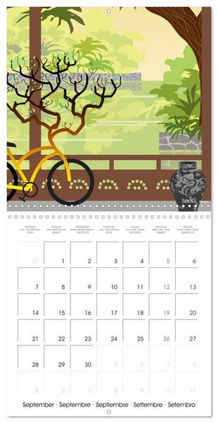 Produktbild: A WORLD OF BICYCLES (Wall Calendar 2026 12 &times; 12 Inch) CALVENDO 12 Month Wall Calendar