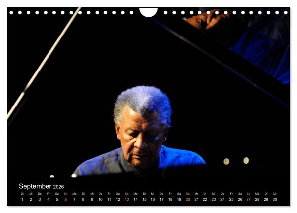 Produktbild: Jazz Pianisten 2026 (Wandkalender 2026 DIN A4 quer), CALVENDO Monatskalender