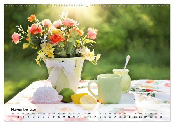 Produktbild: Landhaus-Romantik. Die Farben des Sommers (Wandkalender 2026 DIN A2 quer), CALVENDO Monatskalender