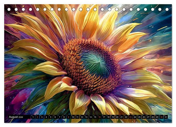 Produktbild: Bl&uuml;hende Zauberwelt (Tischkalender 2026 DIN A5 quer), CALVENDO Monatskalender