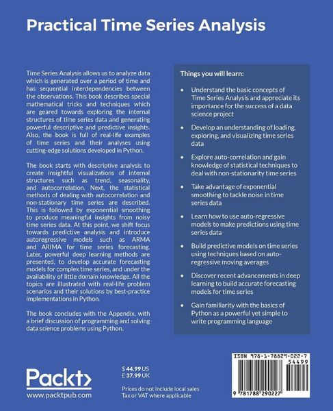 Produktbild: Practical Time-Series Analysis