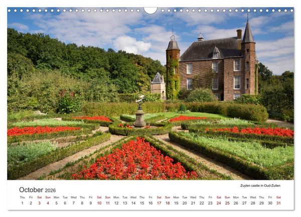 Produktbild: Beautiful castles in the Netherlands (Wall Calendar 2026 DIN A3 landscape), CALVENDO 12 Month Wall Calendar