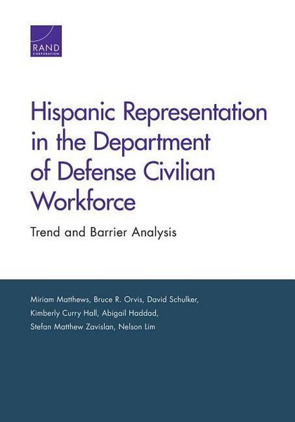 Produktbild: Matthews, M: Hispanic Representation in the Department of De