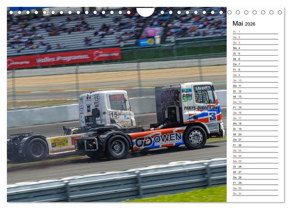 Produktbild: Faszination Truck Rennsport (Wandkalender 2026 DIN A4 quer), CALVENDO Monatskalender