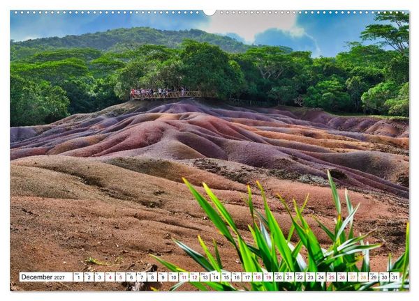 Produktbild: Mauritius - Holiday island in the Indian Ocean (High Quality Premium Wall Calendar 2027 DIN A2 landscape),CALVENDO 12 Month Wall Calendar
