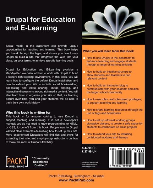 Produktbild: Drupal for Education and E-Learning