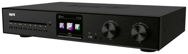 Produktbild: Imperial DABMAN i560 CD Stereo Receiver 2x30W Schwarz CD-Player, DAB+, Bluetooth&reg;, USB, WLAN