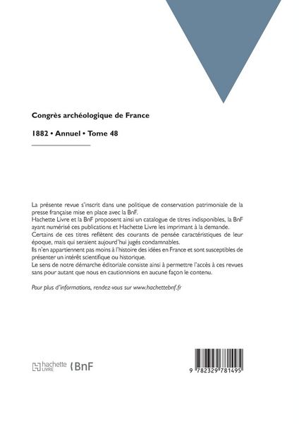 Produktbild: Congr&egrave;s arch&eacute;ologique de France