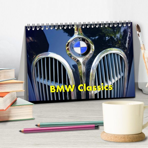 Produktbild: BMW Classics (Tischkalender 2026 DIN A5 quer), CALVENDO Monatskalender