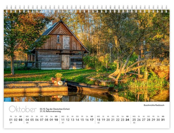 Produktbild: Kalender Spreewald kompakt - Peter Becker 2027