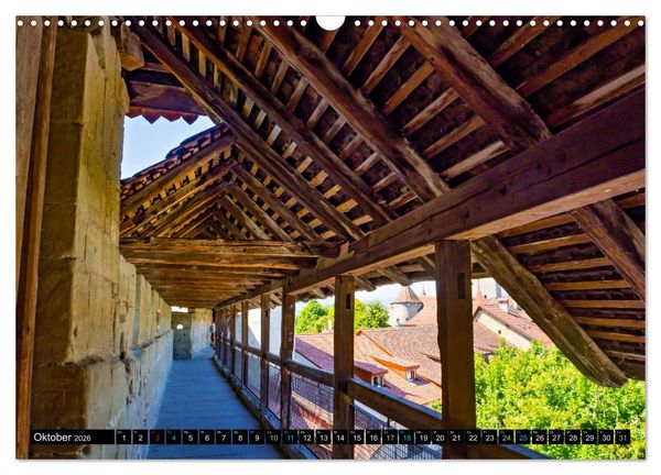 Produktbild: Murten &ndash; Historischer Charme am Ufer des Murtensees (Wandkalender 2026 DIN A3 quer), CALVENDO Monatskalender