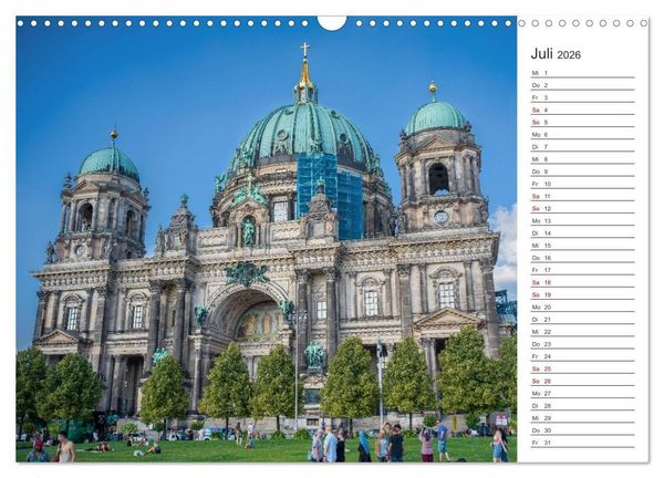 Produktbild: Berlin-Zentrum - Der Planer (Wandkalender 2026 DIN A3 quer), CALVENDO Monatskalender