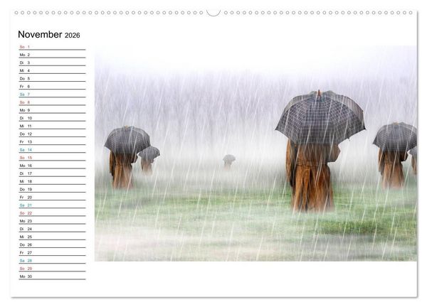 Produktbild: PHANTASTISCHER REALISMUS - SURREALE WELTEN (Wandkalender 2026 DIN A2 quer), CALVENDO Monatskalender