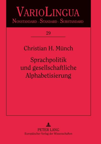 Produktbild: Sprachpolitik und gesellschaftliche Alphabetisierung
