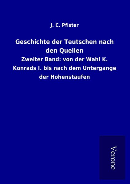 Produktbild: Geschichte der Teutschen nach den Quellen