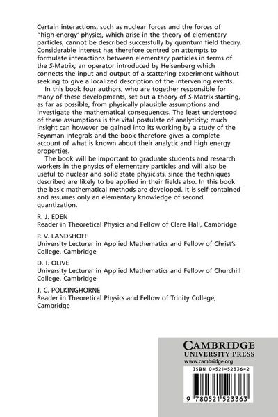 Produktbild: The Analytic S-Matrix