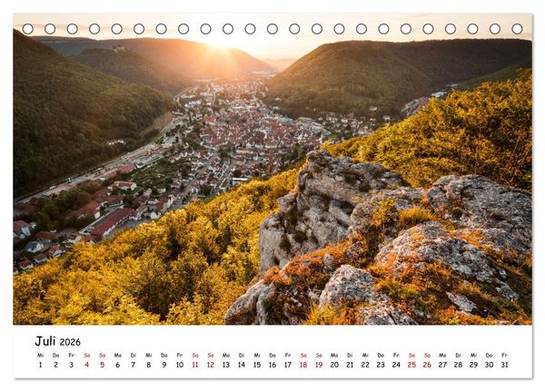 Produktbild: Faszination Schw&auml;bische Alb (Tischkalender 2026 DIN A5 quer), CALVENDO Monatskalender