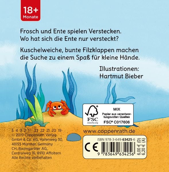 Produktbild: Minifanten 15: Fühl doch mal, kleiner Frosch!
