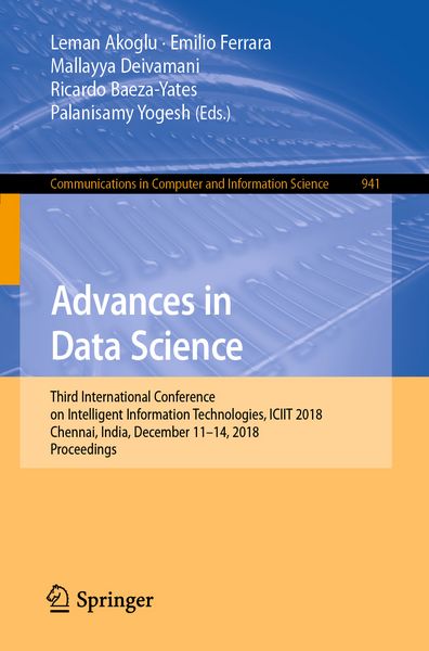 Produktbild: Advances in Data Science