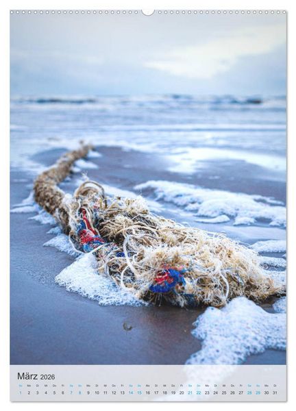 Produktbild: D&auml;nemarks Nordseek&uuml;ste - Vom Ringk&oslash;bing-Fjord bis zur Jammerbucht (hochwertiger Premium Wandkalender 2026 DIN A2 hoch), Kunstdruck in Hochglanz