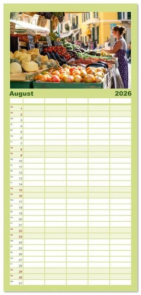 Produktbild: Familienplaner 2026 - Die Magie S&uuml;dfrankreichs mit 5 Spalten (Wandkalender, 21 x 45 cm) CALVENDO