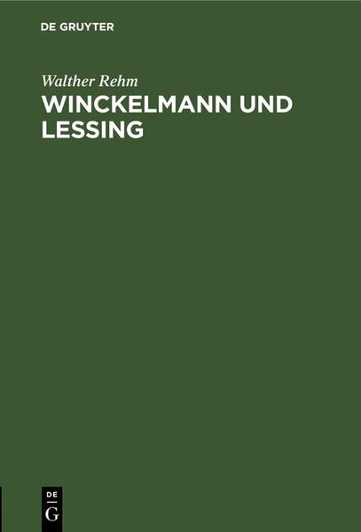 Produktbild: Winckelmann und Lessing