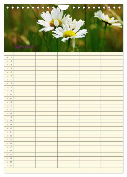 Produktbild: Der Naturgarten Familienplaner (Wandkalender 2026 DIN A4 hoch), CALVENDO Monatskalender