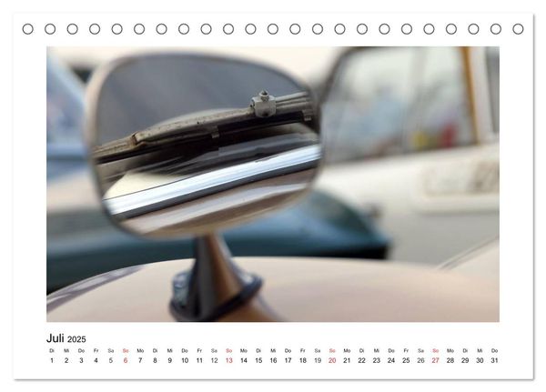 Produktbild: Eine Legende lebt, der Karmann-Ghia (Tischkalender 2025 DIN A5 quer), CALVENDO Monatskalender