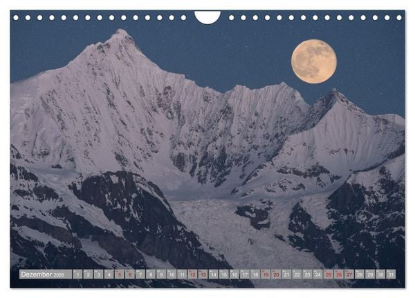Produktbild: Vollmond - Momente der Ruhe (Wandkalender 2026 DIN A4 quer), CALVENDO Monatskalender