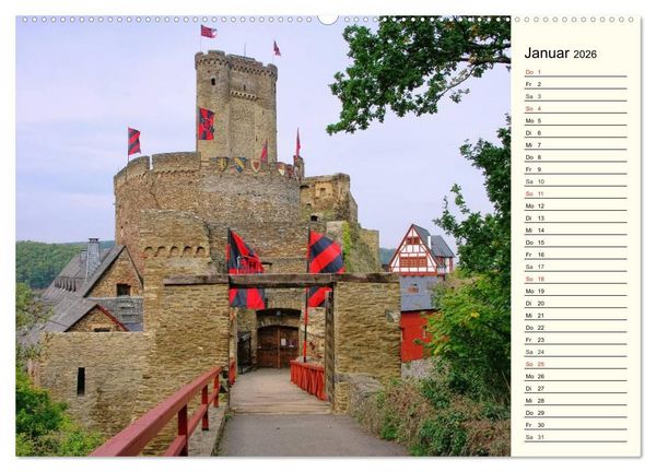 Produktbild: Entlang der Mosel (Wandkalender 2026 DIN A2 quer), CALVENDO Monatskalender