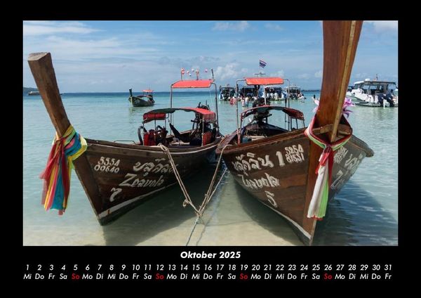 Produktbild: Boote 2025 Fotokalender DIN A3