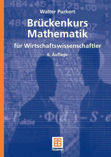 Produktbild: Br&uuml;ckenkurs Mathematik f&uuml;r Wirtschaftswissenschaftler