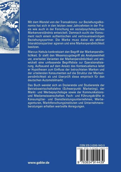 Produktbild: Kontextabh&auml;ngige Konzeptualisierung der Markenpers&ouml;nlichkeit