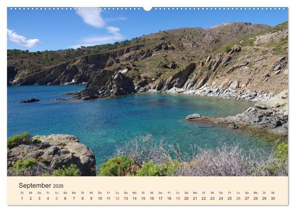 Produktbild: Cote Vermeille - Wo die Pyren&auml;en das Meer k&uuml;ssen (Wandkalender 2026 DIN A2 quer), CALVENDO Monatskalender