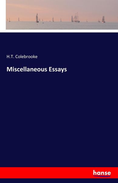 Produktbild: Miscellaneous Essays