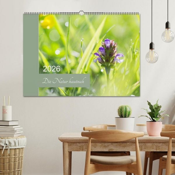 Produktbild: Die Natur hautnah (Wandkalender 2026 DIN A2 quer), CALVENDO Monatskalender