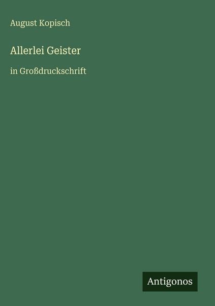 Produktbild: Allerlei Geister
