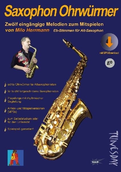 Produktbild: Saxophon Ohrw&uuml;rmer, f&uuml;r Alt-Saxophon